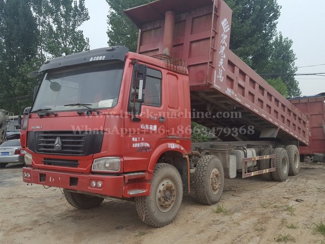 HOWO 8x4 Dump Truck 336 Used www.truck-machine.com